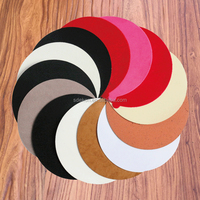 Chiffon de polissage adhésif de velours rouge de consommables métallographiques de prix usine