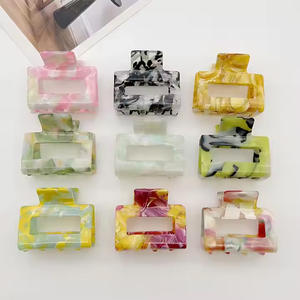 2025, оптовая продажа, корейские ацетатные заколки для волос, прямоугольные 5,5 см, дизайн акулы для девочек - Product Image 1