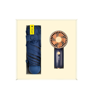 Set <span class=keywords><strong>de</strong></span> Regalo Promocional Empresarial 2026 con Logotipo Personalizado, Mini Ventilador y Paraguas para Eventos <span class=keywords><strong>de</strong></span> Seguros y Escolares - Product Image 4