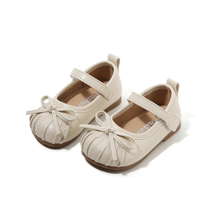 <span class=keywords><strong>Scarpe</strong></span> da Principessa con Fiocco per Bambine, Calzature per Bambini Piccoli e Neonati, Personalizzabili con Suola in Gomma Naturale - Product Image 6