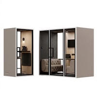 Cabine de réunion insonorisée Soundbox pour bureau avec système d'air frais et mobilier