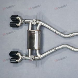 Système d'échappement arrière haute performance avec silencieux et embouts pour BMW M3/M4 F80/F82/F83 S55B30 3.0T 2014-2019 - Product Image 3