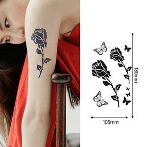 Mens Temporary <b>Tattoo</b> Sticker Cute Pattern Waterproof Matte Surface Semi Permanent <b>Paper</b> Decal for Body Art Professional Use - Product Image 2