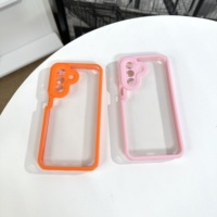 Coque de téléphone antichoc multicolore vibrante avec cadre en PC coloré, très vendue, pour iPhone 18 PRO