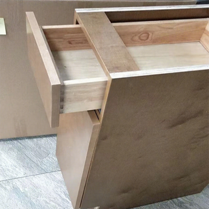 Contemporary Walnut Oak Wood Melamine Modern MDF Kitchen Cabinets <b>Door</b> Styles with Simple - Product Image 1
