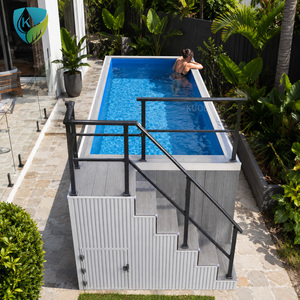 <span class=keywords><strong>Piscine</strong></span> hors sol de luxe en fibre de verre avec fenêtre en acrylique, <span class=keywords><strong>piscine</strong></span> de plongeon préfabriquée pour jardin, cour arrière, villa - Product Image 5