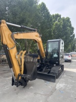 Excavatrice sur chenilles polyvalente de 6 tonnes avec pompe Hengli, engrenage, garantie 1 an, capacité de godet de 0,175 m³, compatible avec plusieurs applications