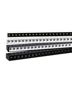 Thay đổi độ sáng mát trắng văn phòng <span class=keywords><strong>LED</strong></span> tuyến tính chiếu sáng lịch thi đấu 2ft-8ft nhôm bề mặt gắn <span class=keywords><strong>recessed</strong></span> treo đèn CE chứng nhận - Product Image 5