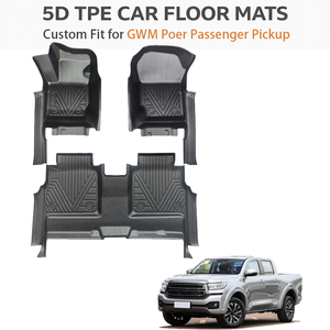 Tapetes de Piso para Auto Personalizados de TPE Ecológico, Impermeables y Resistentes para GWM Poer Pickup 2026 - Product Image 1
