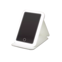 Miroir de courtoisie LED changeant de couleur à trois modes simples avec capteur tactile