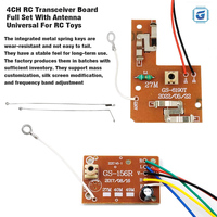 Carte de circuit imprimé télécommandée à quatre canaux Lixinzhuo GS6190 27M40M pour voiture jouet, carte mère PCBA, accessoires électroniques, antenne