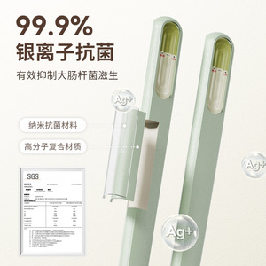HeDou Alloy Chopsticks Round Antibacterial High Temperature Resistant Home Use Cartoon Design - Product Image 2