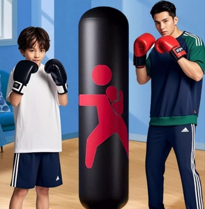 <span class=keywords><strong>Sac</strong></span> <span class=keywords><strong>de</strong></span> boxe <span class=keywords><strong>de</strong></span> 63 pouces anti-stress pour l'entraînement Kick Boxing Bop <span class=keywords><strong>Sac</strong></span> <span class=keywords><strong>de</strong></span> <span class=keywords><strong>frappe</strong></span> gonflable à rebond rapide ultra-durable - Product Image 2