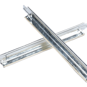 Perfil de Rejilla para Techo Moderno, Accesorio para Techo Suspendido, Rejilla en T de Acero Galvanizado de Alta Resistencia y Económico - Product Image 1