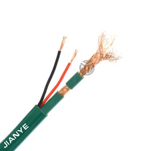 Kabel Harga bagus Kamera CCTV KX6 2C daya KX7 2C kabel koaksial siam kabel koaksial hijau kx7