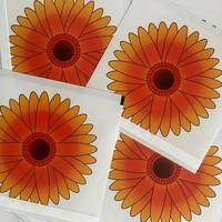 Zonnebloem Design Zelfklevende Binnenraam Sticker Vliegenvanger Insecten Kleefstrip Vallen Ongediertebestrijding Wegwerpbaar Plastic
