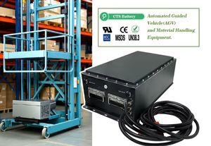 แบตเตอรี่ LiFePO4 แบบกำหนดเอง CTS 24V 314Ah สำหรับยานพาหนะติดตั้งบนสายพาน UGV, IP65, 6000 รอบการใช้งาน, RS485, OEM - Product Image 2