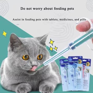 Vật nuôi cho ăn ống tiêm cho mèo và chó, ướt và khô thuốc dispenser, Báo Chí và đẩy thuốc dính cho thuốc và chất lỏng - Product Image 5