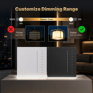 Interruptor de Luz Inteligente Tuya Zigbee MOES Serie Star Feather, Regulador de Intensidad, Control Remoto por Aplicación, Control por Voz con Alexa y Google Home - Product Image 3