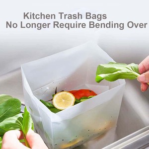 Sacs poubelles jetables imperméables pour la maison, passoire de vidange pour évier de cuisine anti-colmatage, taille L, capacité 20-35L - Product Image 6