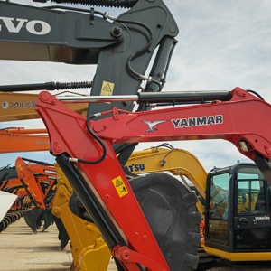 Mini-excavatrice d'occasion Yanmar VIO80 8 tonnes, composants chinois de première qualité, moteur Hitachi, pompe, roulement, PLC, boîte de vitesses, engrenage 55kW, certifiée et testée - Product Image 5