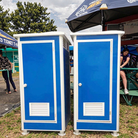 Porte de sécurité modulaire en acier de haute qualité, panneau sandwich, unités de toilettes portables, design moderne, préfabriquées, utilisation extérieure