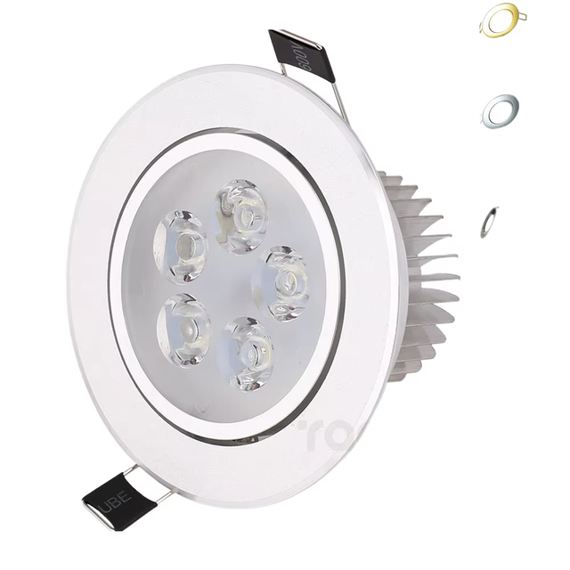 Led Round Cabinet Ceiling Spotlight Indoor Cob Led Recessed Spotlight Down Light Modern Recessed Mini for Indoor Lighting