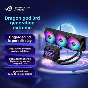 Compatible con ROG <span class=keywords><strong>Ryujin</strong></span> III 360, Enfriador Líquido para CPU Todo en Uno con Iluminación LED ARGB Silenciosa y Rodamiento Fluido de Cobre-Aluminio - Product Image 1
