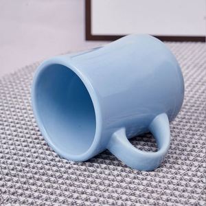 Mug à café rétro classique, tasse en céramique robuste de 10 oz avec poignée ergonomique, idéal pour les boissons chaudes et froides, cadeau promotionnel - Product Image 3