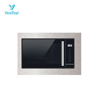 Four à micro-ondes encastrable 20L en acier inoxydable avec grill pour cuisine domestique – Offre spéciale