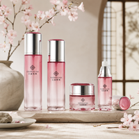 Bouteilles d'huile capillaire de luxe de haute qualité, flacons de lotion essentielle premium, pots et bouteilles en verre doré vides 30 40 50 100 120ml 50g