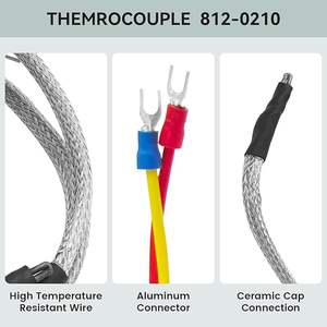 Thermocouple 812-0210 compatible avec les poêles à granulés QuadraFire 34'' et Quadra-Fire 800, 1000, 1100i, 1200, 1200i (modèles autoportants) - Product Image 5