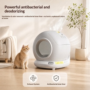 [Selezione Premium] Lettiera <span class=keywords><strong>per</strong></span> <span class=keywords><strong>Gatti</strong></span> Completamente Automatica e Intelligente, Toilette <span class=keywords><strong>per</strong></span> <span class=keywords><strong>Gatti</strong></span> Autopulente Extra Large in Materiale ABS+PP - Product Image 1