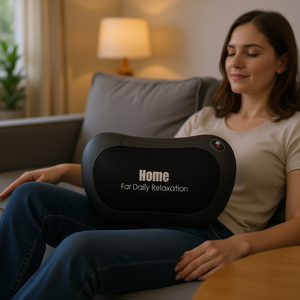 Masajeador de cintura 3D con función de amasamiento, calor y rodillos Shiatsu, recargable por USB, para alivio de la zona lumbar, espalda alta y baja. - Product Image 2