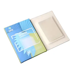 High Quality BEST Prices Waterproof FACTORY Glossy Laminating Pouch Film A4 216*303 125mic 100pcs