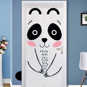 <span class=keywords><strong>Adesivi</strong></span> per Porte in PVC 3D Personalizzati con <span class=keywords><strong>Animali</strong></span> Cartoon, Decorazioni Rimovibili per Casa e Camerette dei Bambini - Product Image 5