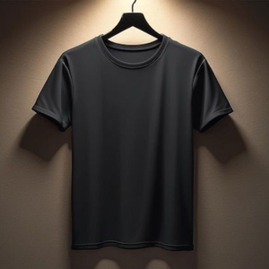 T-shirt en coton à col rond pour homme, vêtement décontracté chic, tricot durable, qualité supérieure, fournisseur en gros - Product Image 2