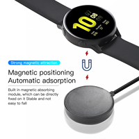 Kabel Pengisi Daya Magnetik USB untuk Samsung Galaxy Watch, untuk Samsung Watch 9 8 7 6 5 4 Active Classic Ultra 2 Charging Docks