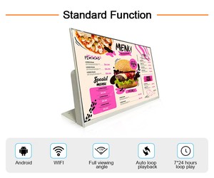 Bảng Top 21.5 inch nhà hàng đặt hàng Android Màn hình <span class=keywords><strong>LCD</strong></span> kiosk kỹ thuật số biển quảng cáo hiển thị - Product Image 2