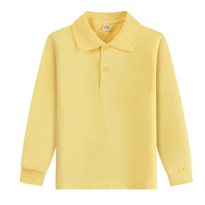 Camiseta de Manga Corta para Niños, Estilo 2026, Color Sólido, Tipo Polo, con Bolsillo y Etiqueta, Cuello de Solapa, para Verano - Product Image 3