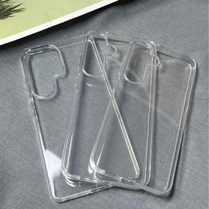 <span class=keywords><strong>Coque</strong></span> de téléphone transparente en TPU mat à couverture intégrale, antichoc aux quatre coins, antidérapante, compatible avec S23 S24 Ultra S25 - Product Image 2