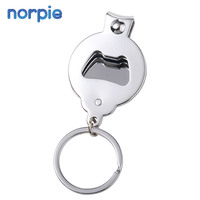 Coupe-ongles personnalisé le plus populaire avec ouvre-bouteille, coupe-ongles par sublimation, coupe-ongles rond avec porte-clés