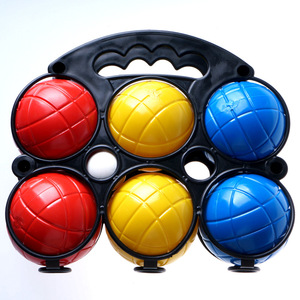6 pièces Sports et divertissement jardin pelouse plage résistant à l'eau coloré bocce balle ensemble coloré boules <span class=keywords><strong>boccia</strong></span> - Product Image 1