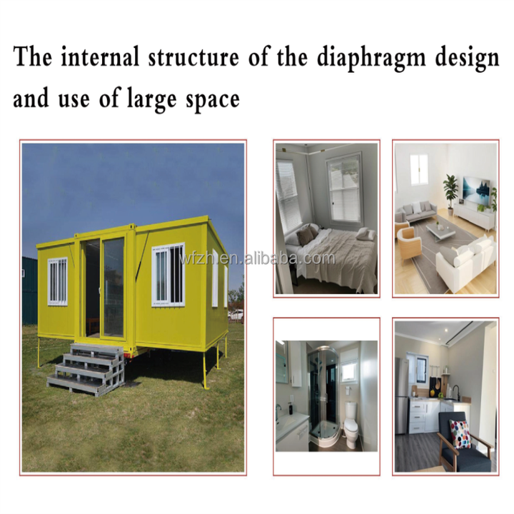 20ft 40ft Folding Expandable Granny Flat Prefabricated Container House ...