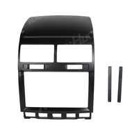 Cadre Meihua Accessoires d'intérieur Kit de cadre autoradio Lecteur DVD de voiture pour VW Touareg 2003-2010 avec faisceau de câbles RCA
