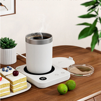 Tasse électrique auto-chauffante avec contrôle de la température, chauffe-café, chauffe-tasse en céramique à 55 degrés, cadeau promotionnel, gadget USB