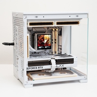 Nouvel ordinateur de bureau de jeu haute performance prenant en charge jusqu'à l'Intel Core I5 245KF RTX50 Series, boîtier en aluminium ATX