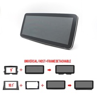 Radio mobil 6 + 128GB Android 11, dengan Host navigasi mobil Universal 12.3 "1920*720 Stereo mobil kompatibel untuk bingkai 9 + 10 inci