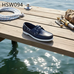 HY, Zapatos náuticos para niños pequeños, azul lavado, tallas 27-47 disponibles, populares en <span class=keywords><strong>España</strong></span>, para uso diario y de conductor, a la moda, HSW094 - Product Image 2