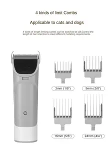 Aspirateur pour animaux de compagnie tondeuse électrique Slicker coupe nettoyage chien et chat poils fourrure toilettage brosse Kit